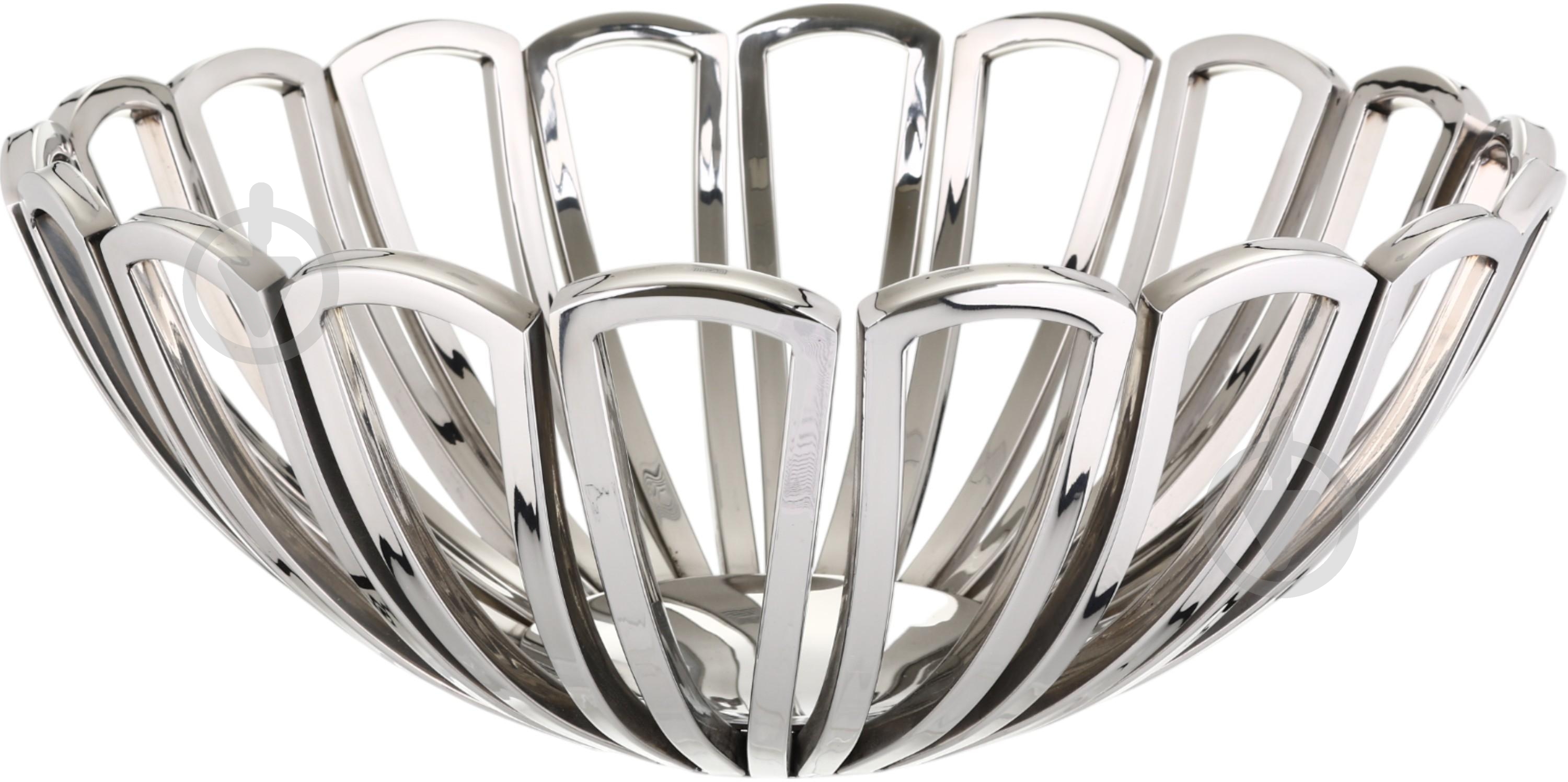 Фруктовница Inari Silver Daisy 41x16,5 см - фото 1