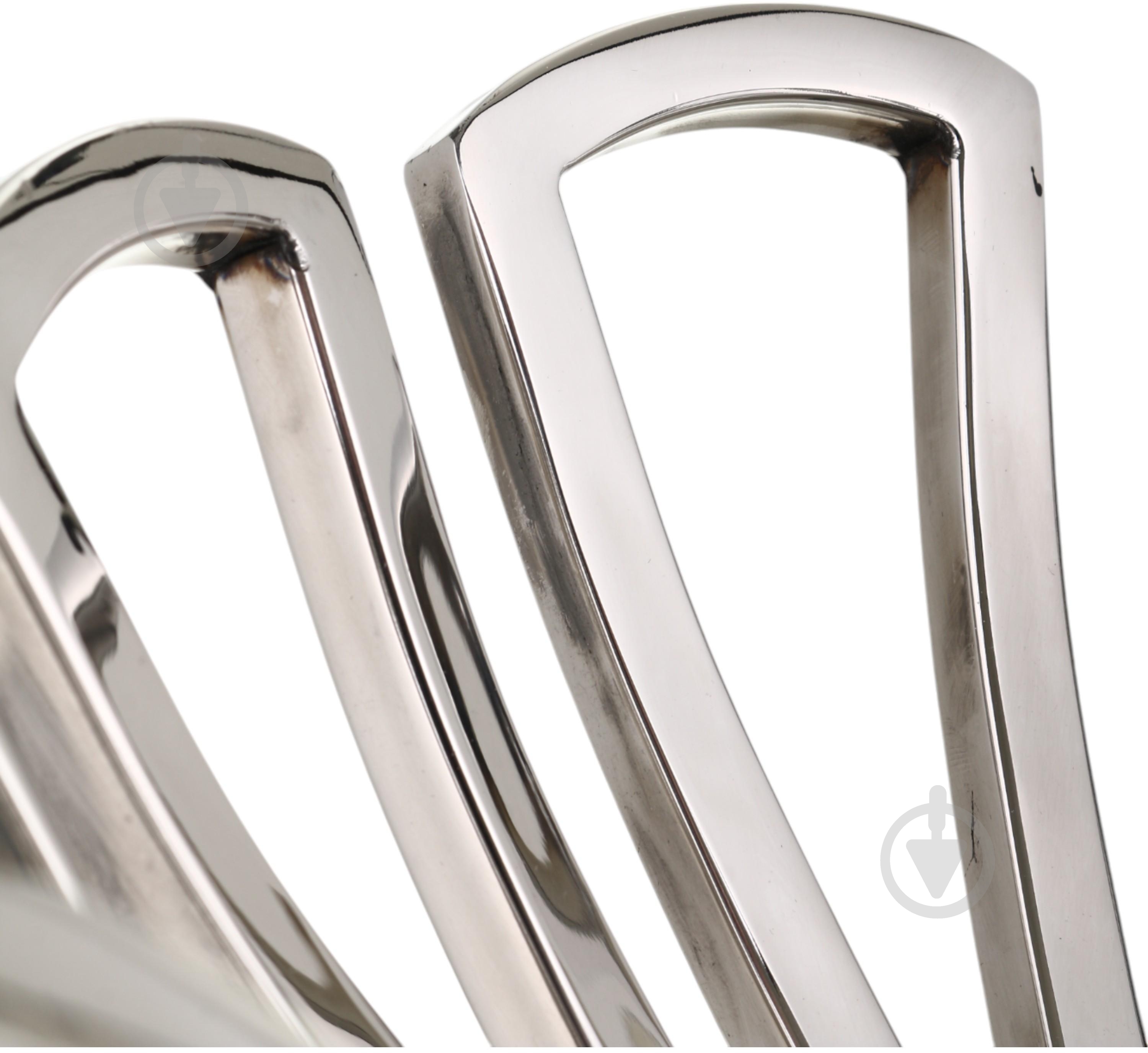 Фруктовница Inari Silver Daisy 26,5x11 см - фото 3 Фруктовница Inari Silver Daisy 26,5x11 см - фото 3