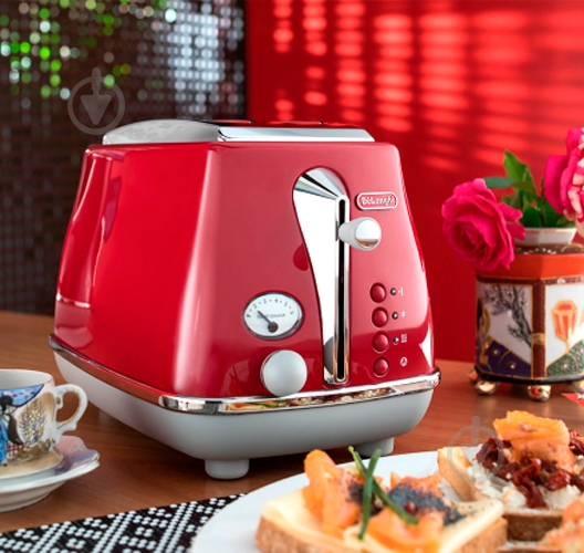 Тостер Delonghi CTOC 2103 R - фото 2