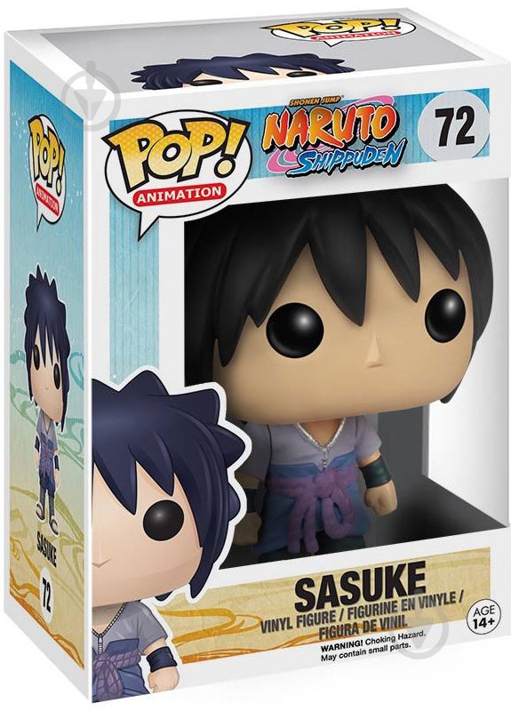 Фигурка Funko POP! Animation Naruto Shippuden Sasuke 6367 (FUN278) - фото 2