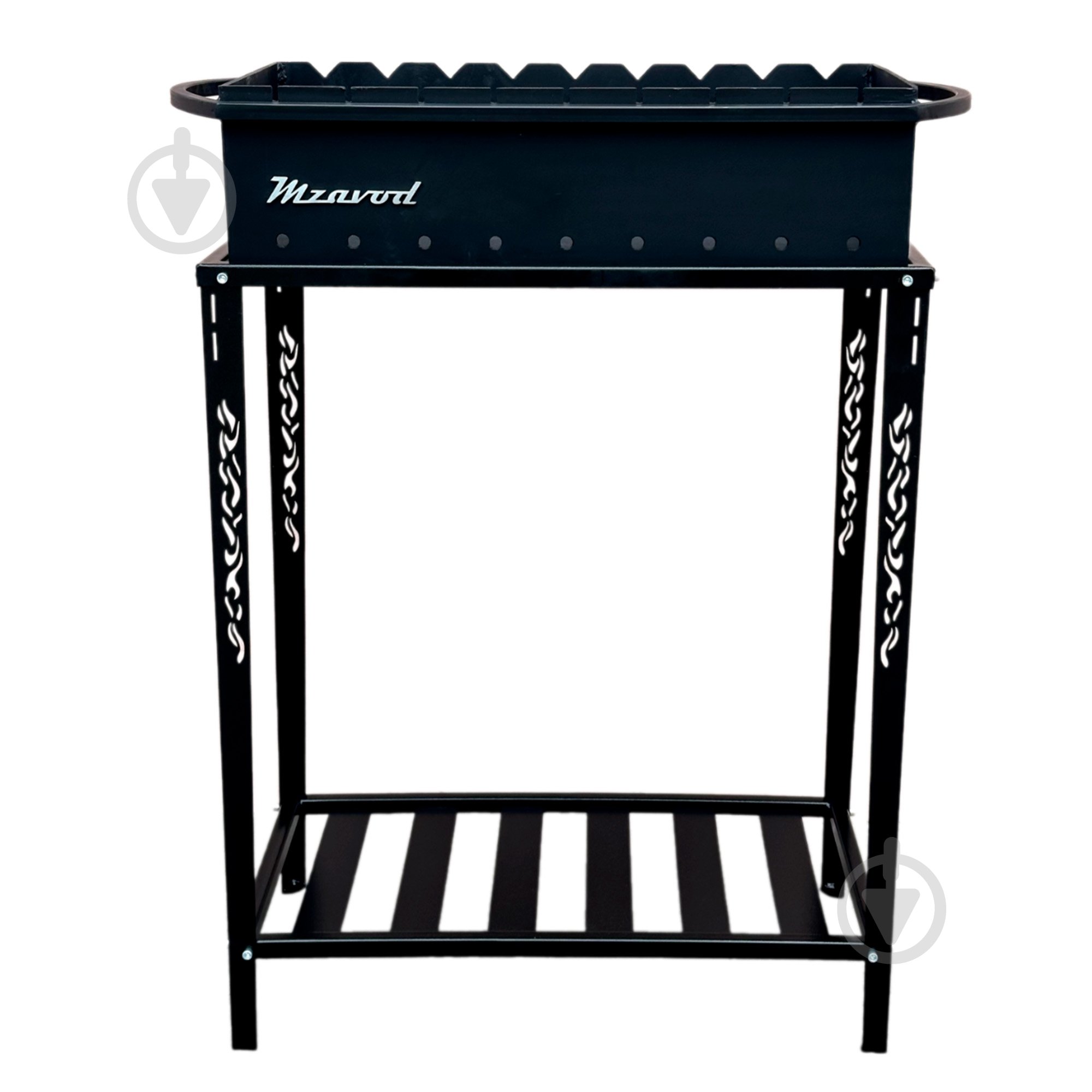 Мангал Metalzavod із розбірною дровницею на 9 шампурів 4 мм (MD9-4R) - фото 1 Мангал Metalzavod із розбірною дровницею на 9 шампурів 4 мм (MD9-4R) - фото 1
