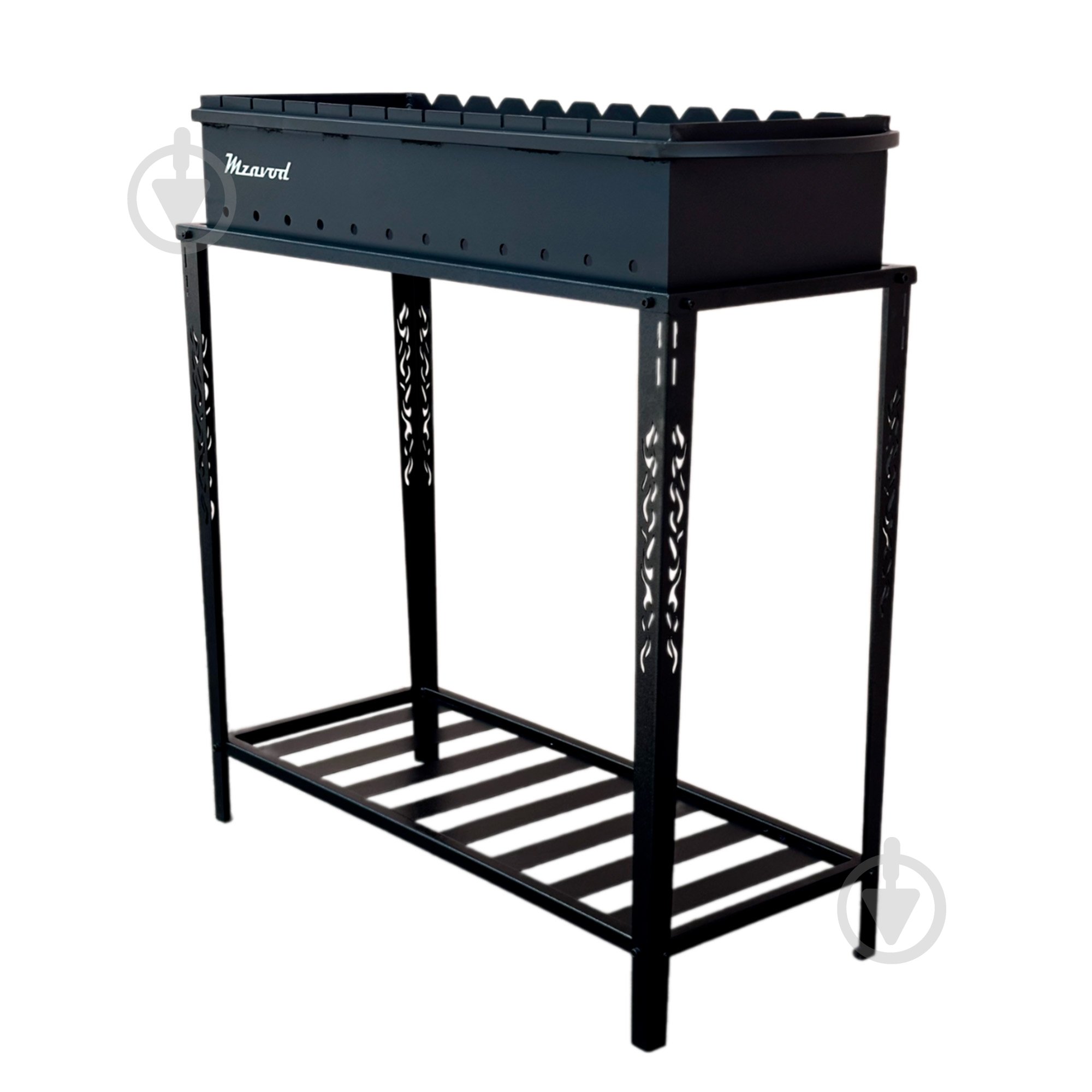 Мангал Metalzavod із розбірною дровницею на 12 шампурів 4 мм - фото 3