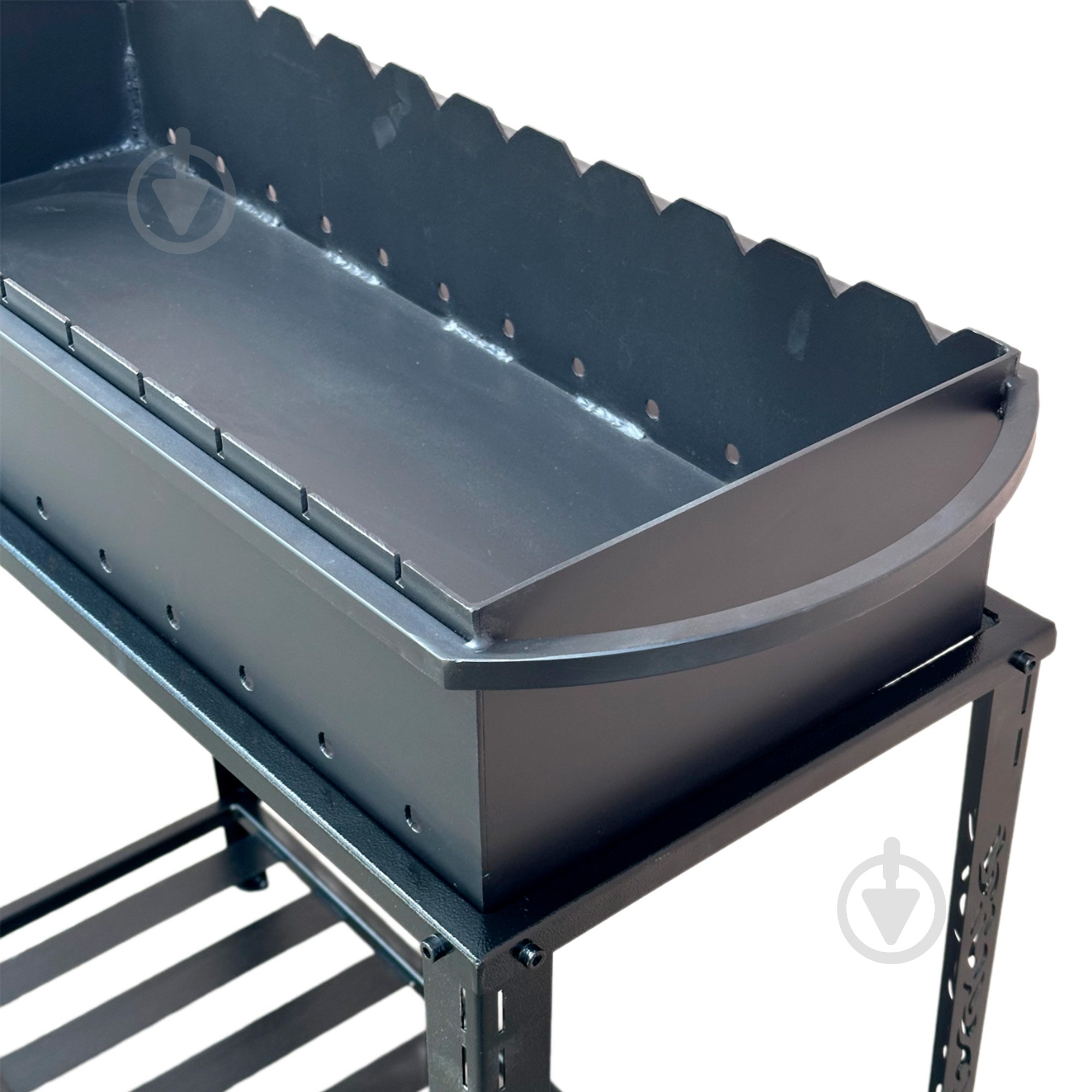 Мангал Metalzavod із розбірною дровницею на 12 шампурів 4 мм - фото 5