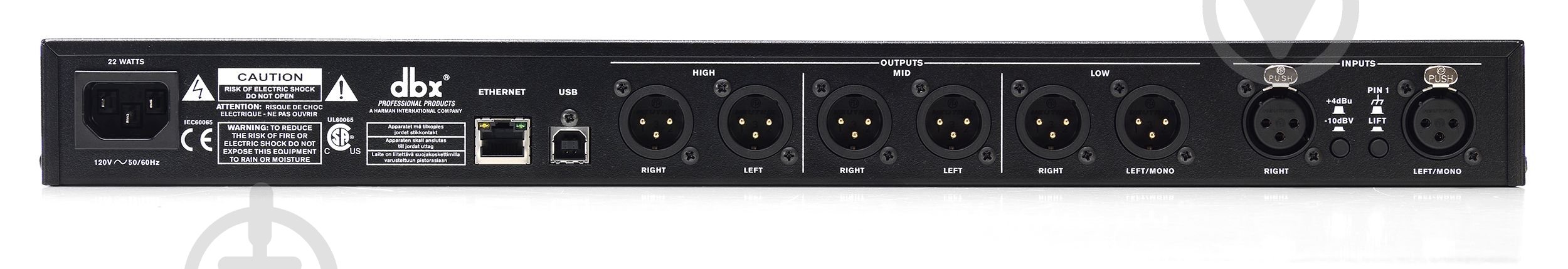 Процессор dbx DriveRack PA2 - фото 3 Процессор dbx DriveRack PA2 - фото 3