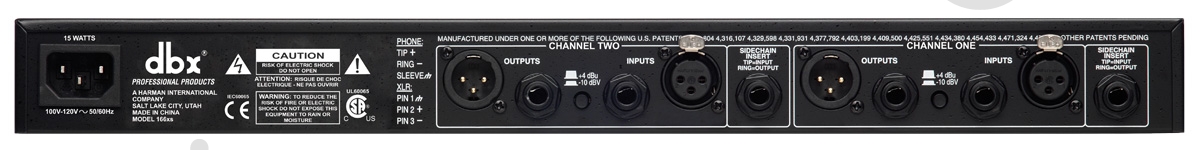 Процессор dbx 166XSV-EU - фото 2 Процессор dbx 166XSV-EU - фото 2