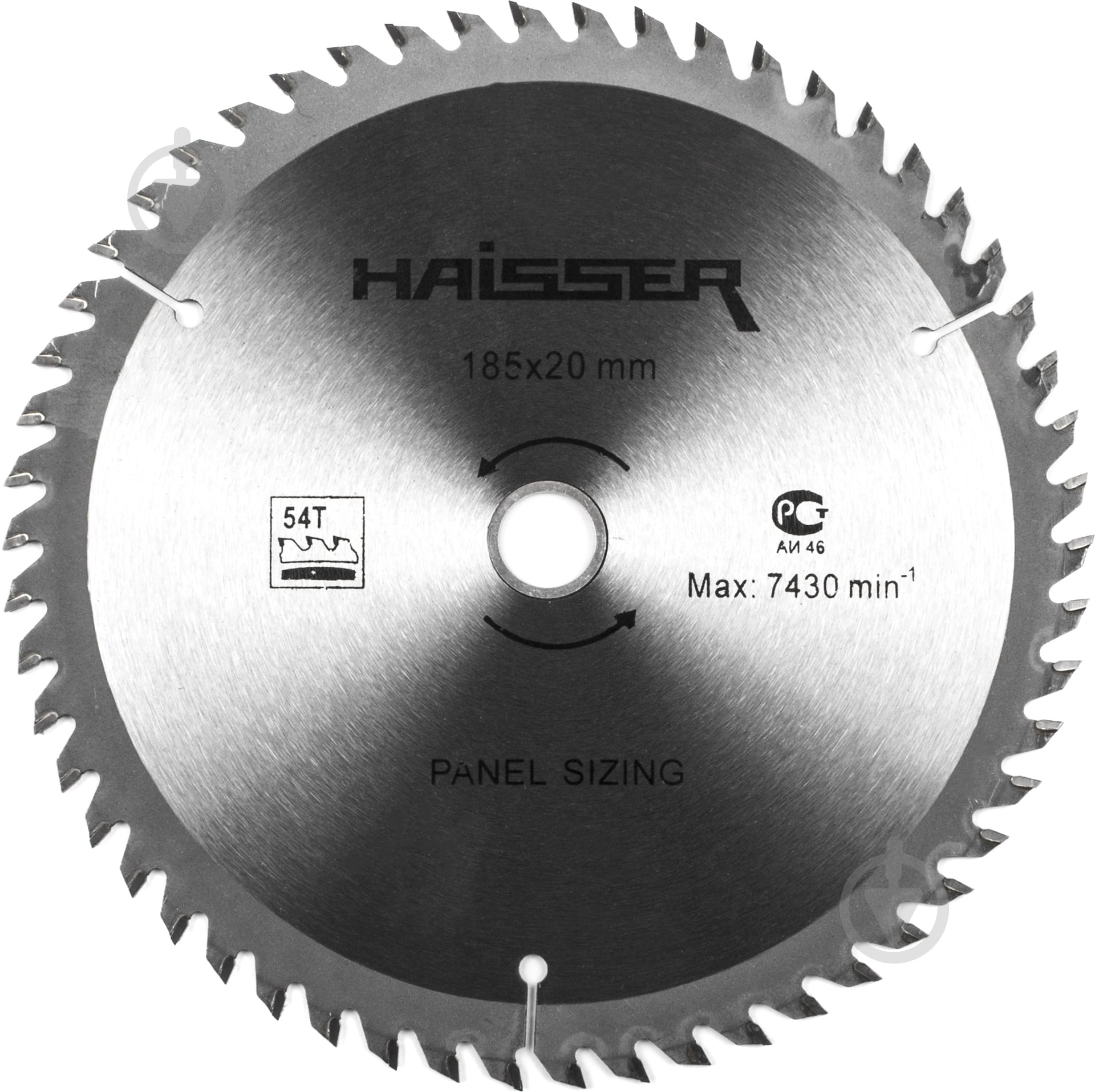 Пиляльний диск Haisser  185x20x1.7 Z54 - фото 1