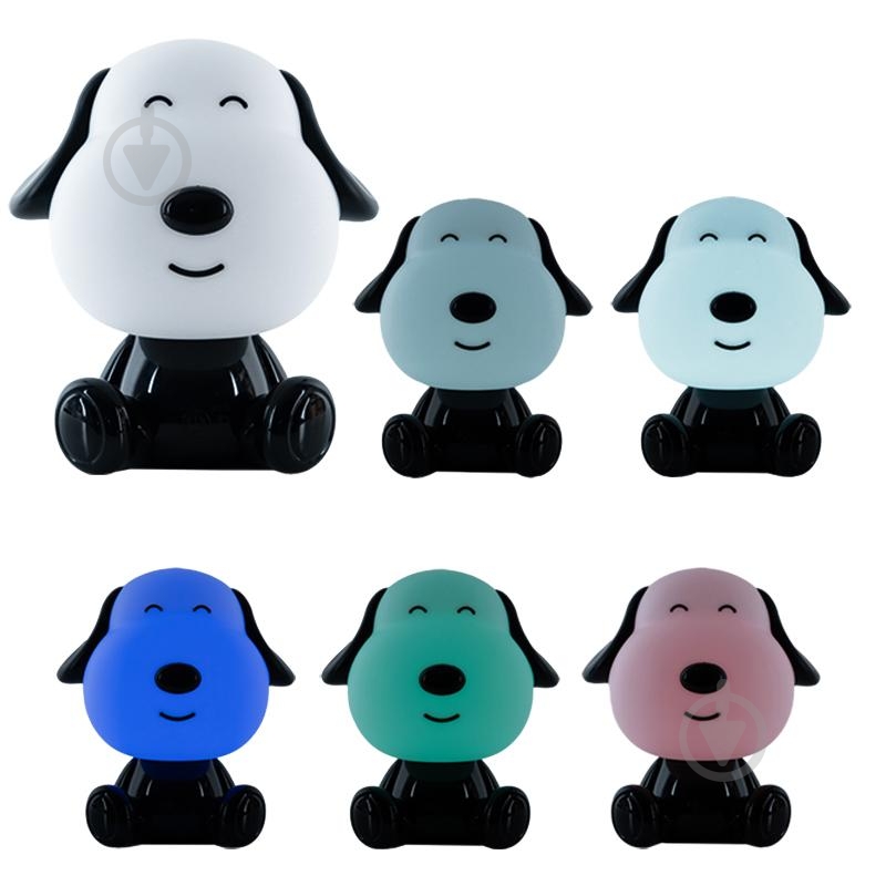 Светильник-ночник LED KITE Doggy 2,5 Вт черный/белый K24-491-3-4 - фото 3