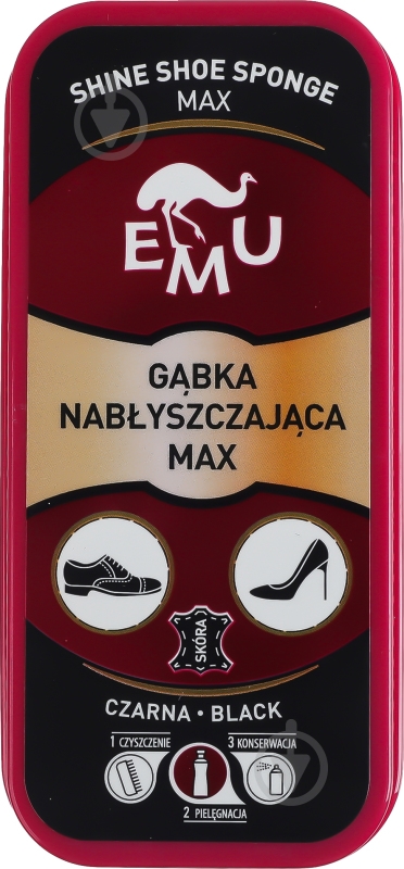 Губка VACO EMU MAX для обуви черная - фото 2 Губка VACO EMU MAX для обуви черная - фото 2