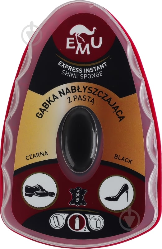 Губка-блиск із дозатором VACO EMU 6 мл чорний - фото 2 Губка-блиск із дозатором VACO EMU 6 мл чорний - фото 2