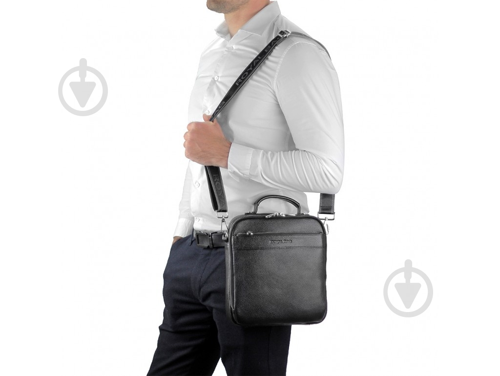 Барсетка мужская Royal Bag RB70209 черный - фото 4