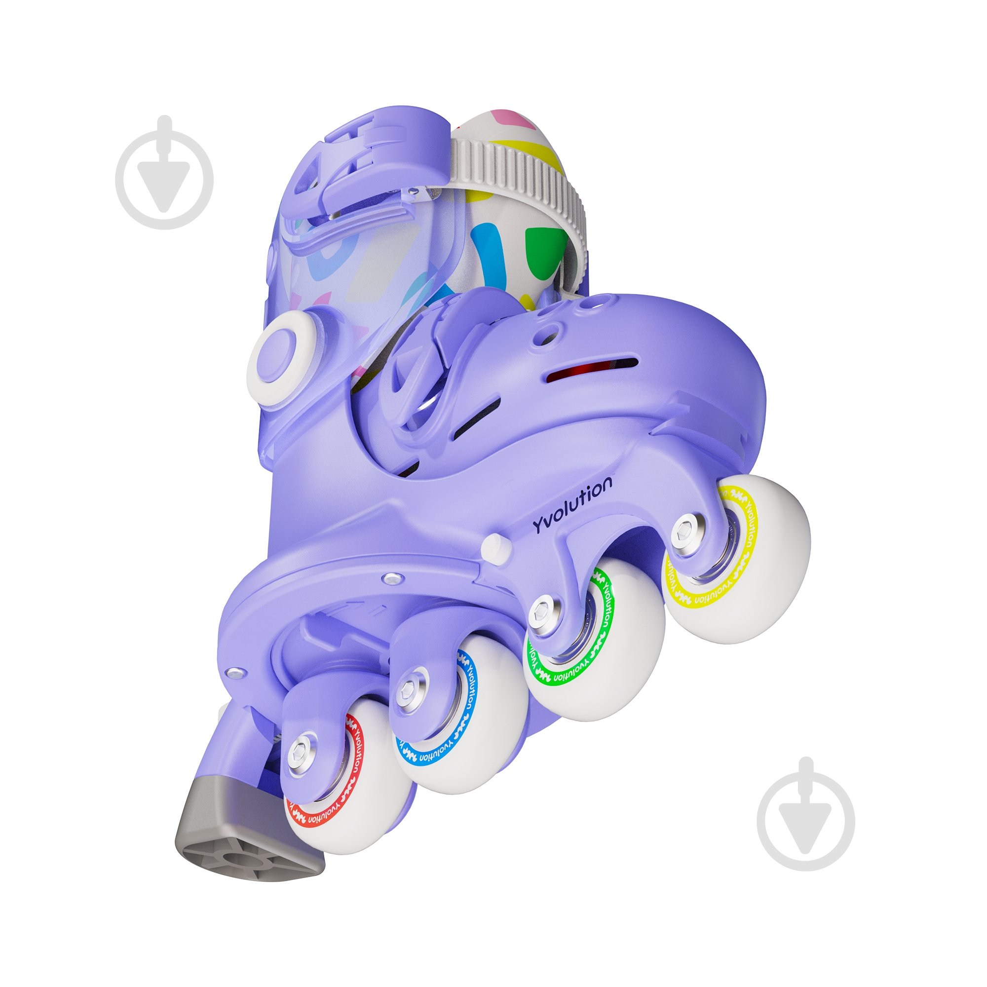 Роликовые коньки Yvolution YT51E4 р. 24-28 фиолетовый - фото 2