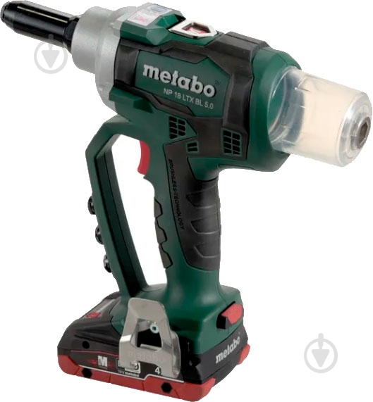 Пістолет для заклепок Metabo акумуляторний NP 18 LTX BL 5.0 619002500 - фото 13