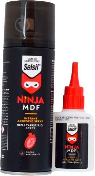 Клей двухкомпонентный Selsil Ninja Mdf 20V072 - фото 1