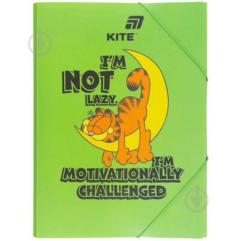 Папка на резинке А4 Garfield KITE - фото 1
