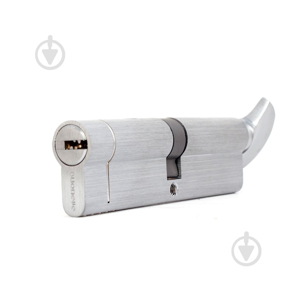 Цилиндр Buonelle 55x55 ключ-вороток 110 мм матовый хром B10CP5555SCX6 - фото 1 Цилиндр Buonelle 55x55 ключ-вороток 110 мм матовый хром B10CP5555SCX6 - фото 1