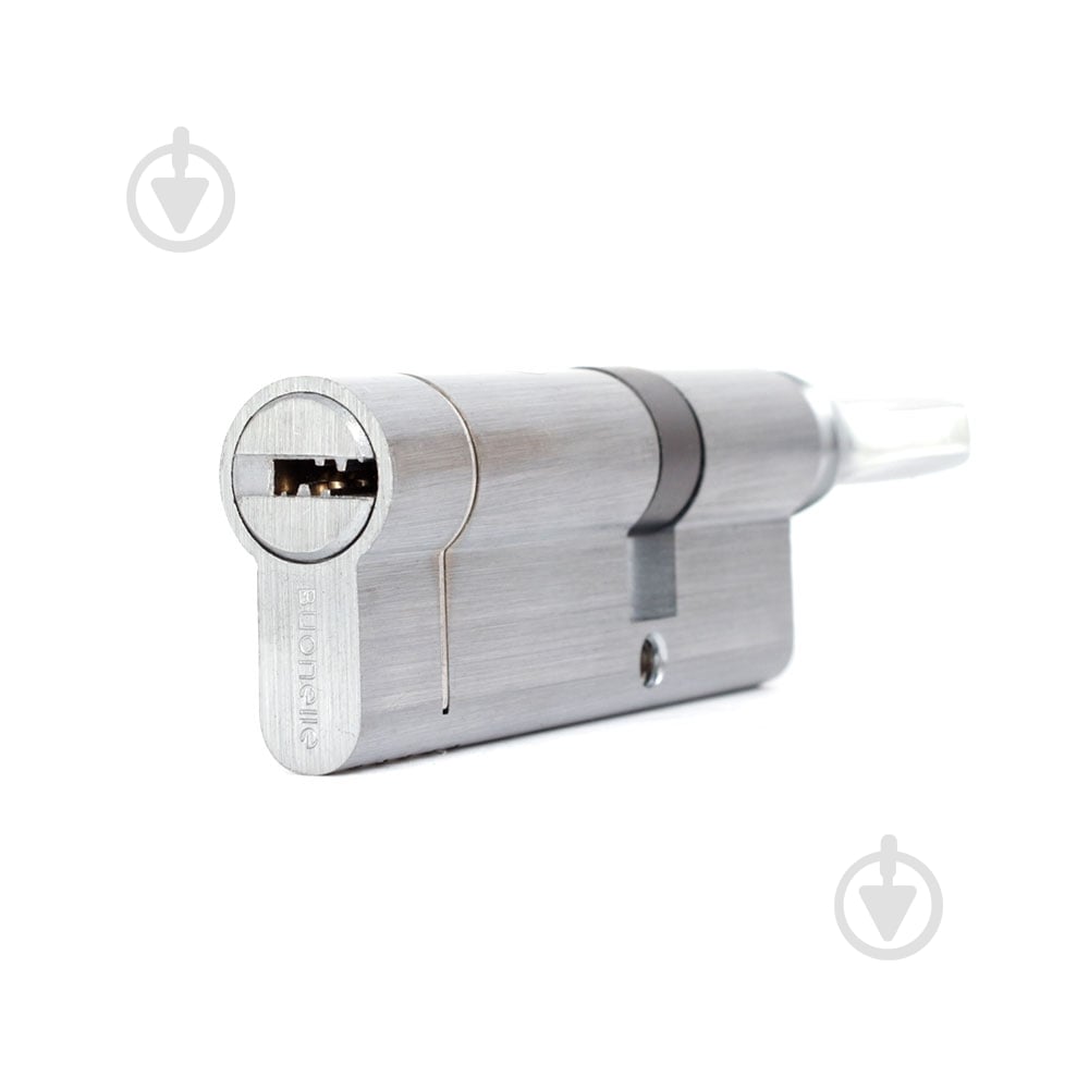 Цилиндр Buonelle 53x32 ключ-вороток 85 мм матовый хром B10CP5332SCX6 - фото 1 Цилиндр Buonelle 53x32 ключ-вороток 85 мм матовый хром B10CP5332SCX6 - фото 1