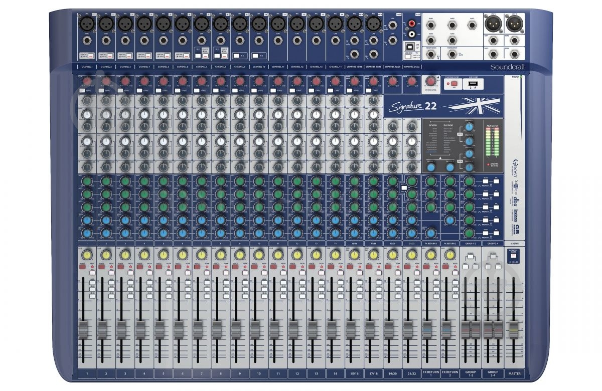 Пульт микшерный Soundcraft Signature 22 - фото 1
