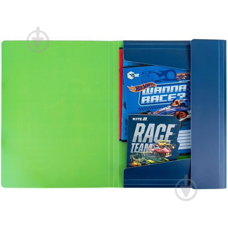 Папка на резинке А4 Hot Wheels KITE - фото 4