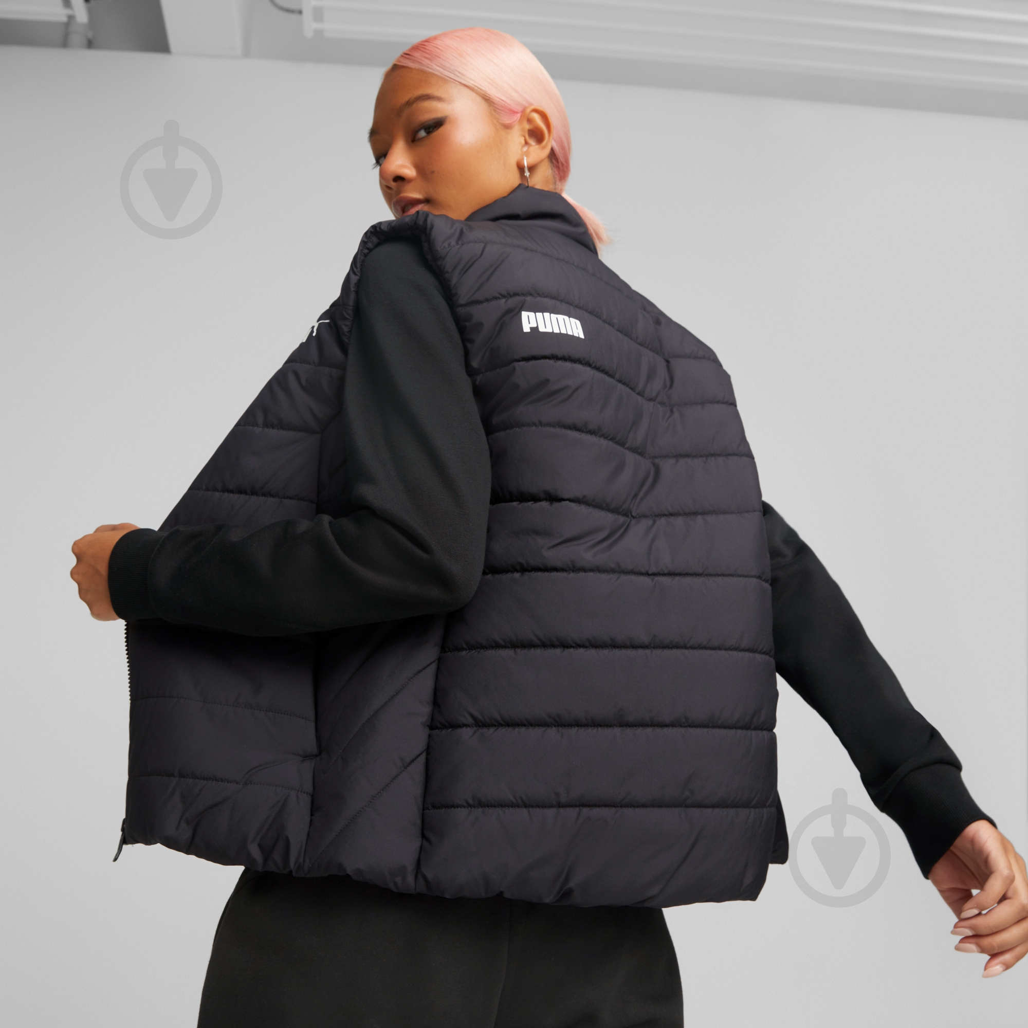 Жилет Puma ESS PADDED VEST 84894101 р.M черный - фото 4