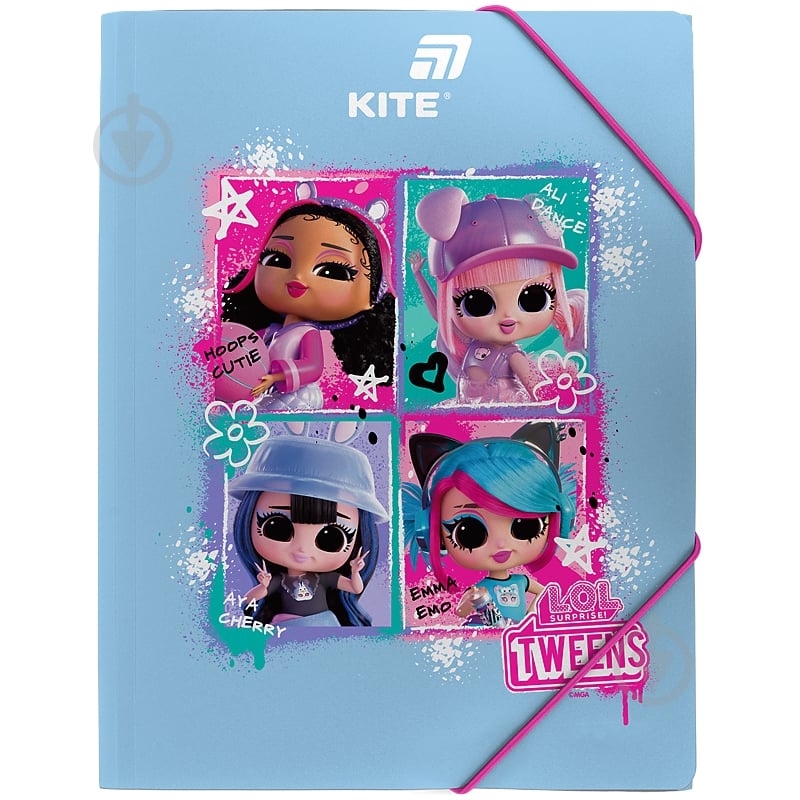 Папка на резинке А4 L.O.L. Surprise! KITE - фото 1