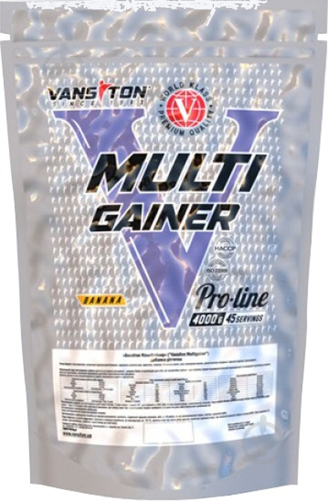 Гейнер Multigainer Vansiton Банан 4 кг - фото 1