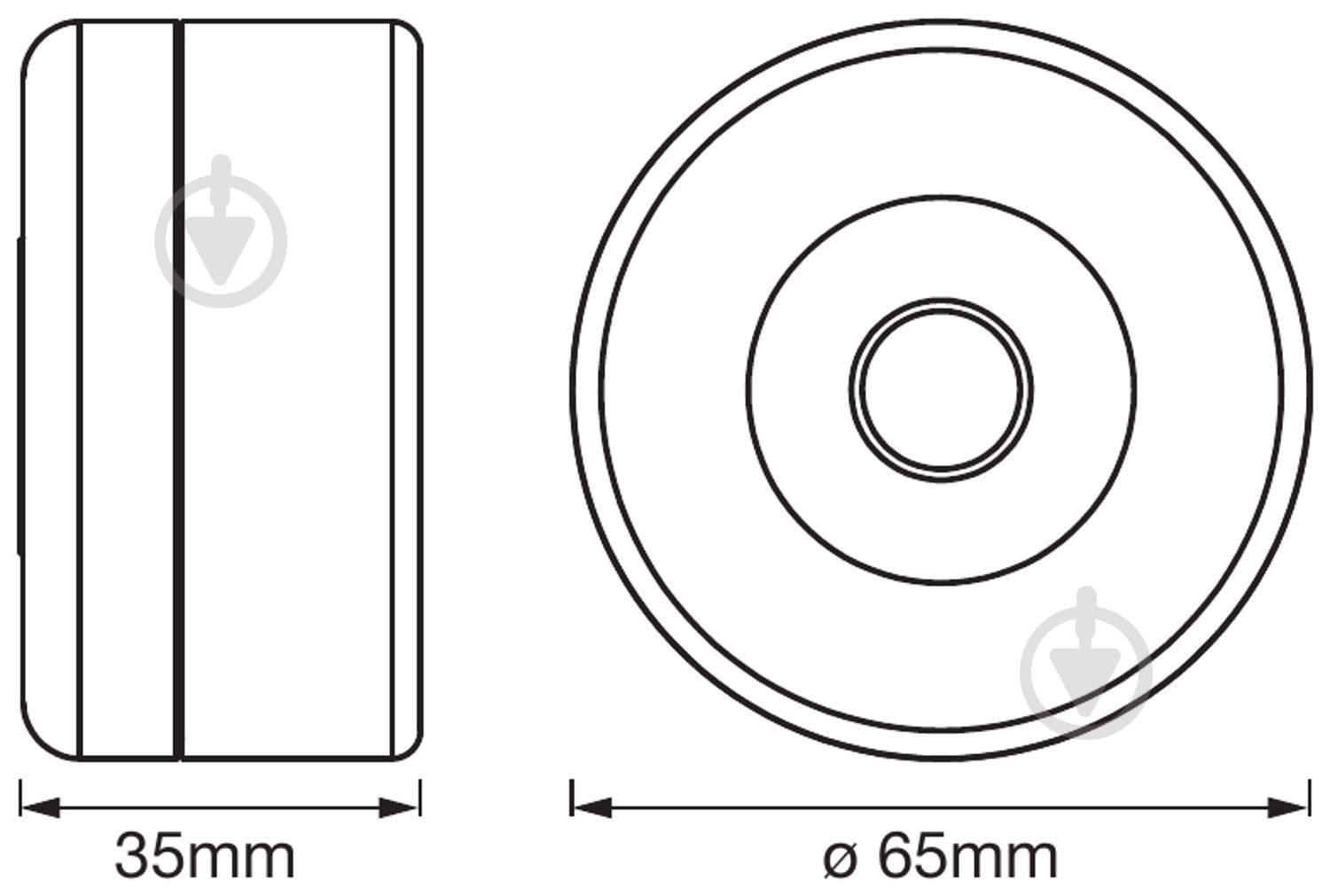 Ночник Ledvance аккумуляторный TOUCH 0,45 Вт белый DOT it high - фото 6