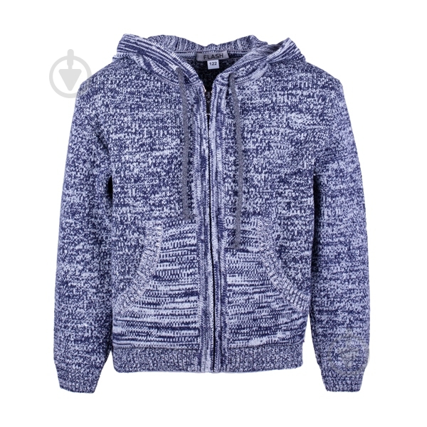 Кардиган для мальчика Flash 18B012h-1102_421/2 р.122 синий/белый - фото 1