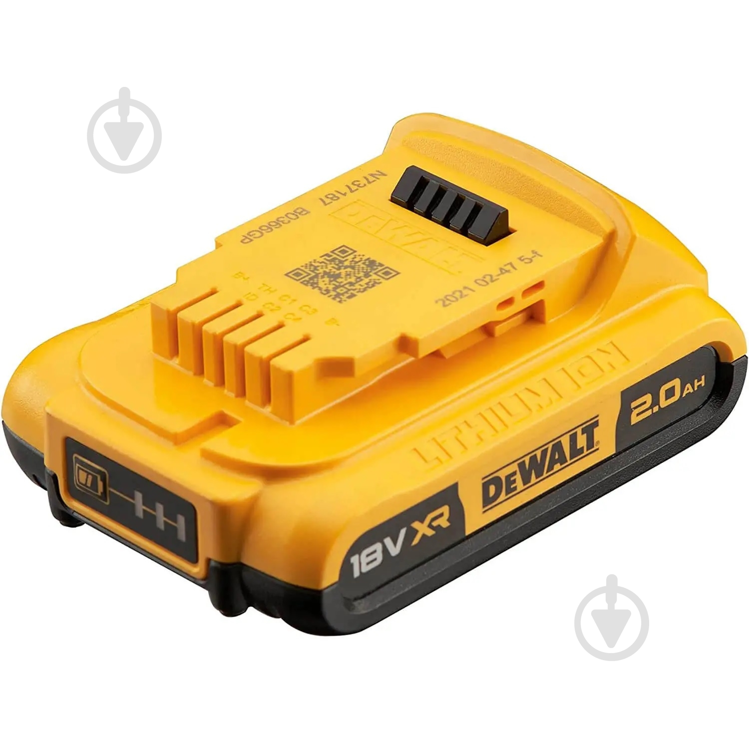Батарея акумуляторна DeWalt 18,0V 2Ah DCB183D2 - фото 2