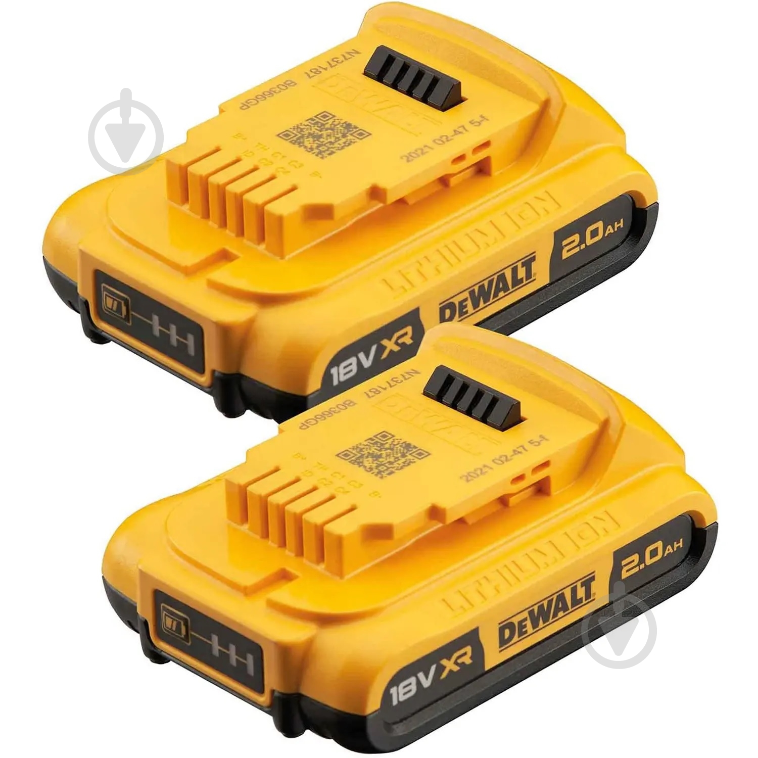 Батарея акумуляторна DeWalt 18,0V 2Ah DCB183D2 - фото 1