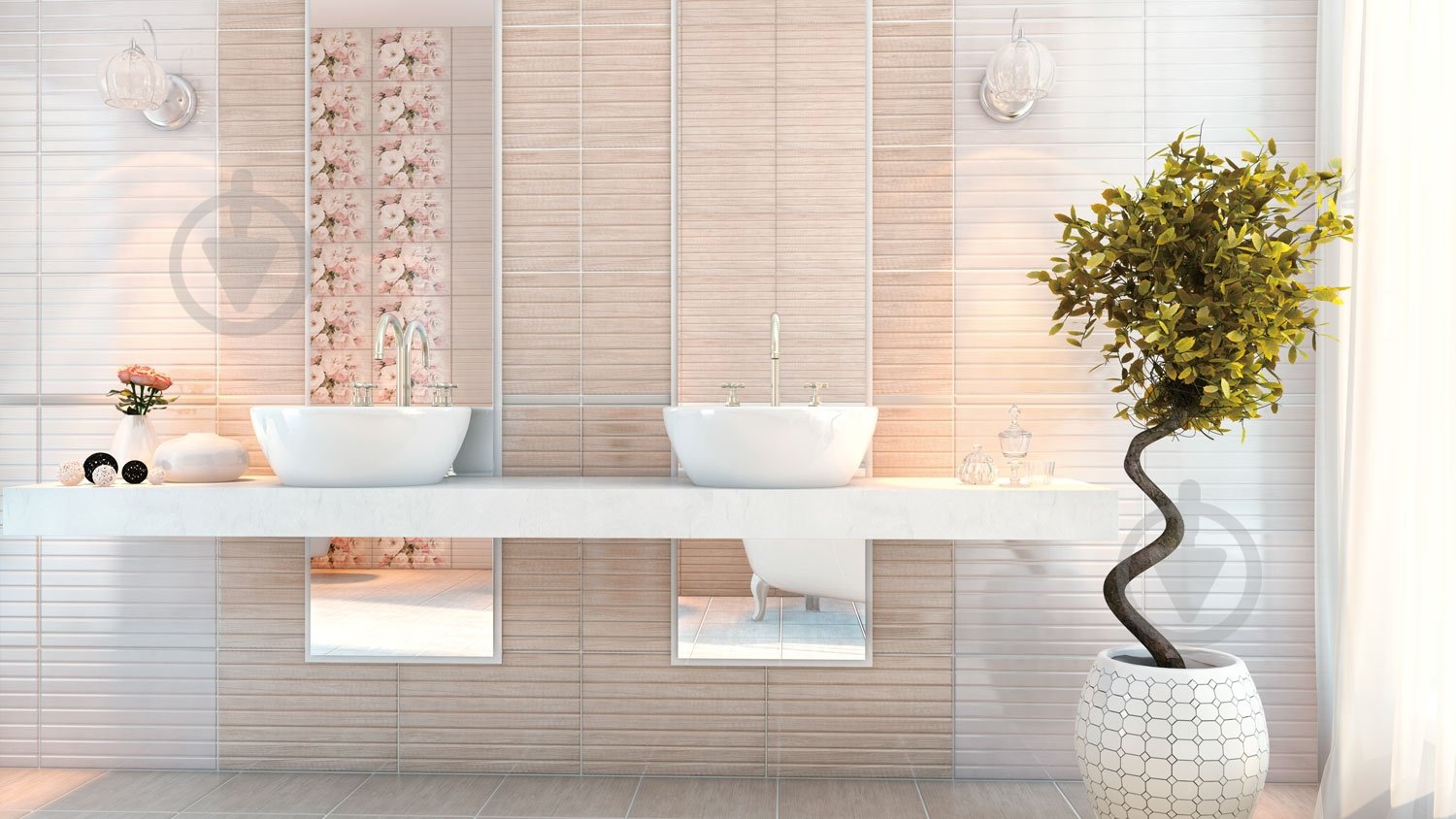 Плитка Cersanit Сакура браун 30x45 - фото 3