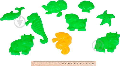 Набор для песочницы Same Toy 11 элементов B011-Cut-2 - фото 3 Набор для песочницы Same Toy 11 элементов B011-Cut-2 - фото 3