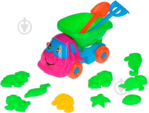 Набор для песочницы Same Toy 11 элементов B011-Cut-2 - фото 1 Набор для песочницы Same Toy 11 элементов B011-Cut-2 - фото 1