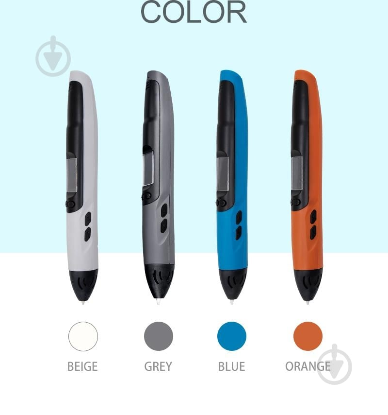 Набір 3D Pen Kit 3D-ручка із набором еко пластику PLA RP860A - фото 5 Набір 3D Pen Kit 3D-ручка із набором еко пластику PLA RP860A - фото 5