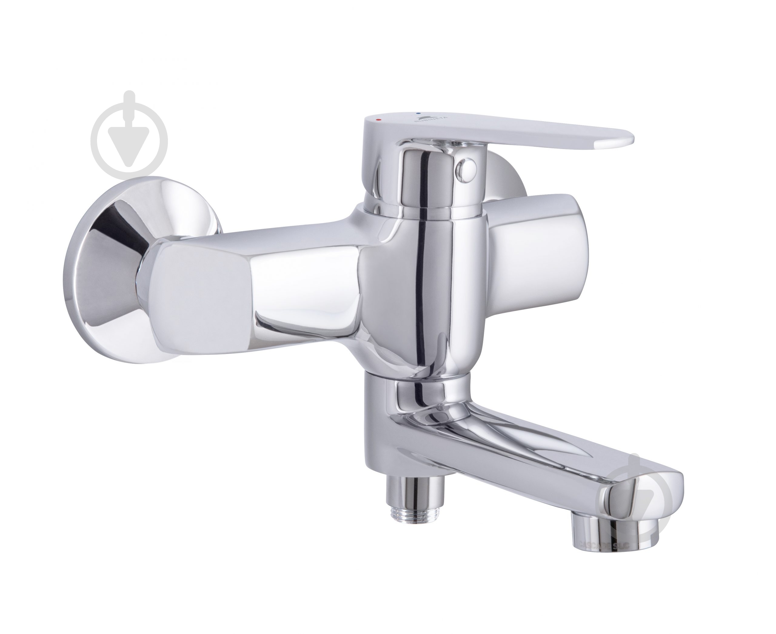 Змішувач для ванни Rubineta Deli-10 (SW) з поворотним виливом - фото 1 Змішувач для ванни Rubineta Deli-10 (SW) з поворотним виливом - фото 1