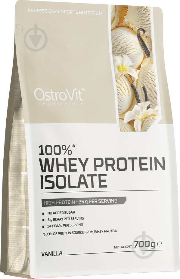 Протеин Ostrovit 100% Whey Isolate ванильный 700 г - фото 1 Протеин Ostrovit 100% Whey Isolate ванильный 700 г - фото 1