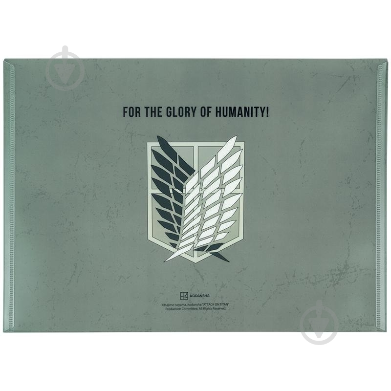 Папка на кнопке А4 Attack on Titan KITE - фото 2