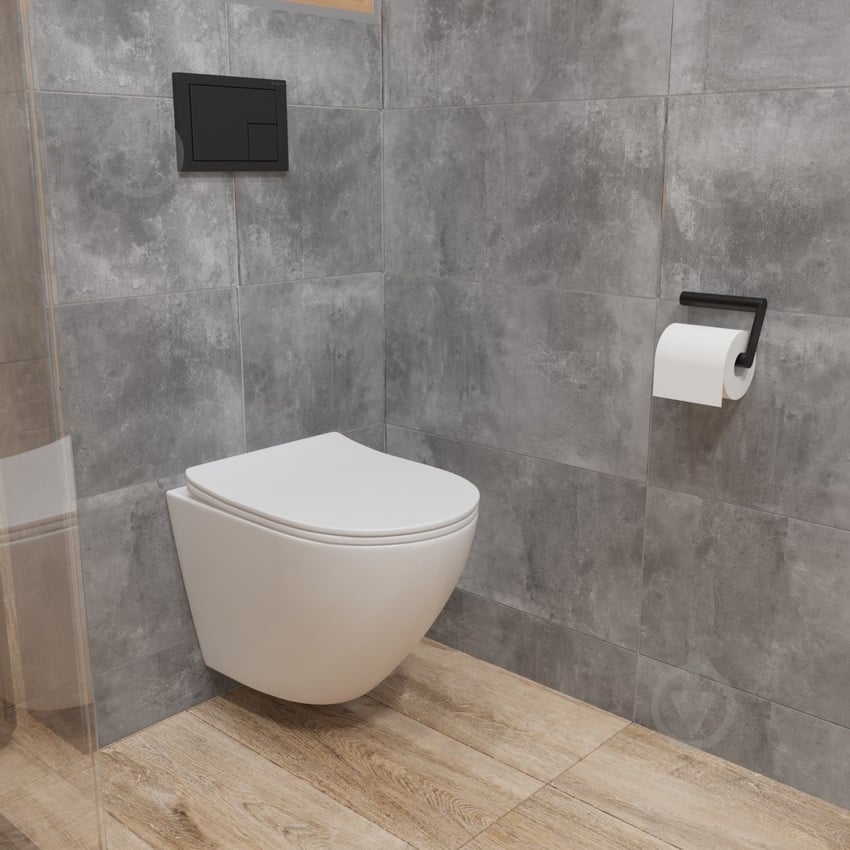 УЦЕНКА! Унитаз подвесной Helmken 35490101 с сиденьем Soft Сlose/EasyOff дюропласт белый (УЦ №2945) - фото 15