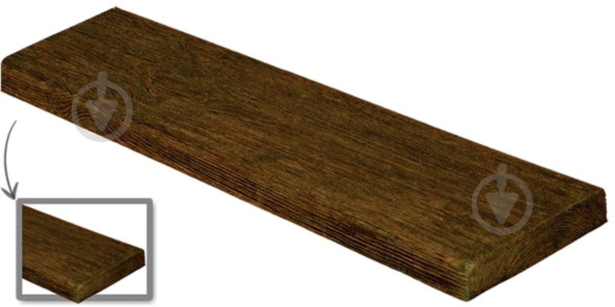 Панель декоративна DecoWood Модерн ET 405 classic 35x190x2000 мм темний - фото 2