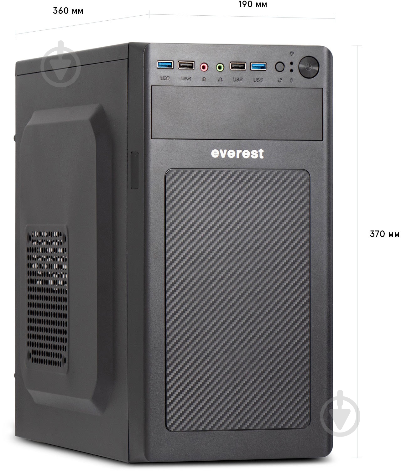 Комп'ютер Everest Home&Office (1030_9183) black - фото 3