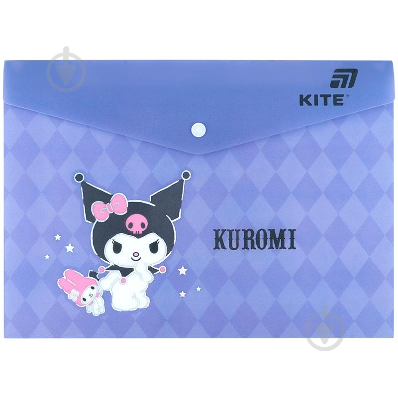 Папка на кнопке А4 Kuromi-1 KITE - фото 1