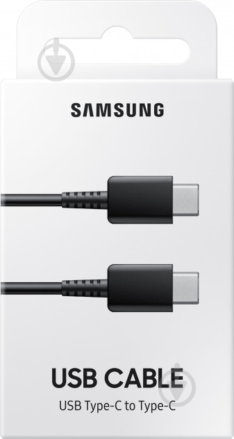 Кабель Samsung 1 м чорний (EP-DA705BBRGRU) - фото 4