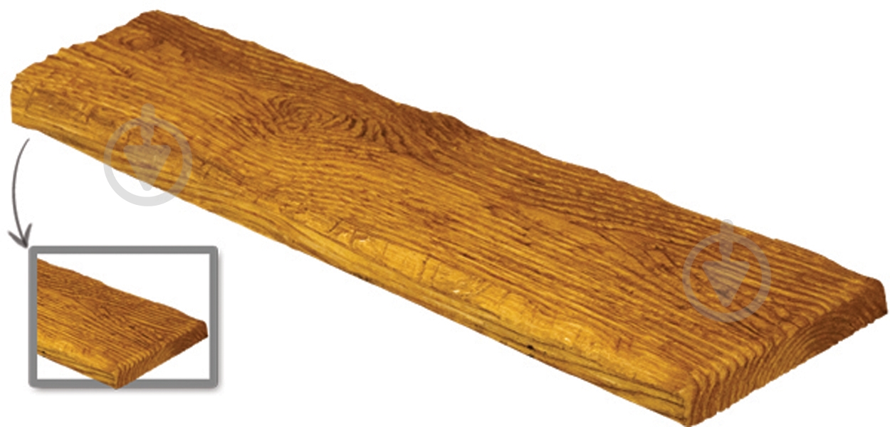 Панель декоративна DecoWood Рустік ET 305 classic 35x190x3000 мм світлий - фото 2 Панель декоративна DecoWood Рустік ET 305 classic 35x190x3000 мм світлий - фото 2
