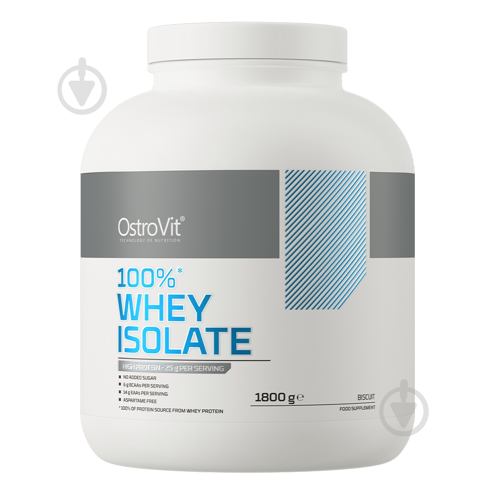 Протеин Ostrovit 100% Whey Isolate бисквит 1800 г - фото 1 Протеин Ostrovit 100% Whey Isolate бисквит 1800 г - фото 1