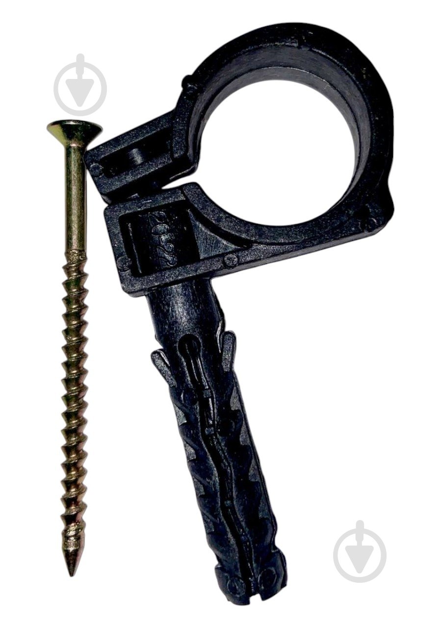 Обойма для труб UP! (Underprice) D15-16 мм 50 шт. чорний - фото 1 Обойма для труб UP! (Underprice) D15-16 мм 50 шт. чорний - фото 1