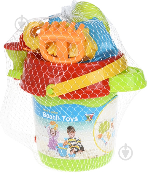 Набор для песочницы Same Toy Ведерко 6 элементов 969Ut-2 - фото 3