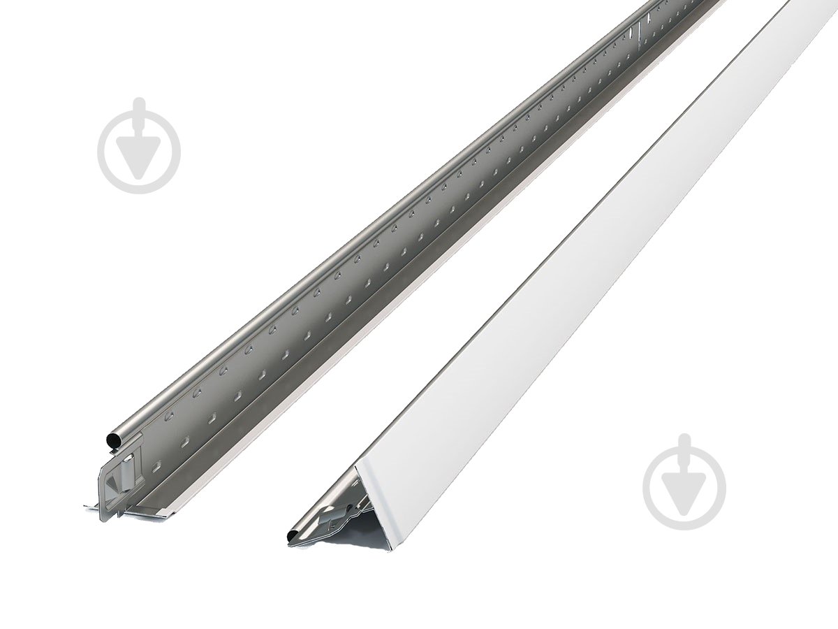 Профиль KRAFT Nova T-24 600x24мм белый - фото 1