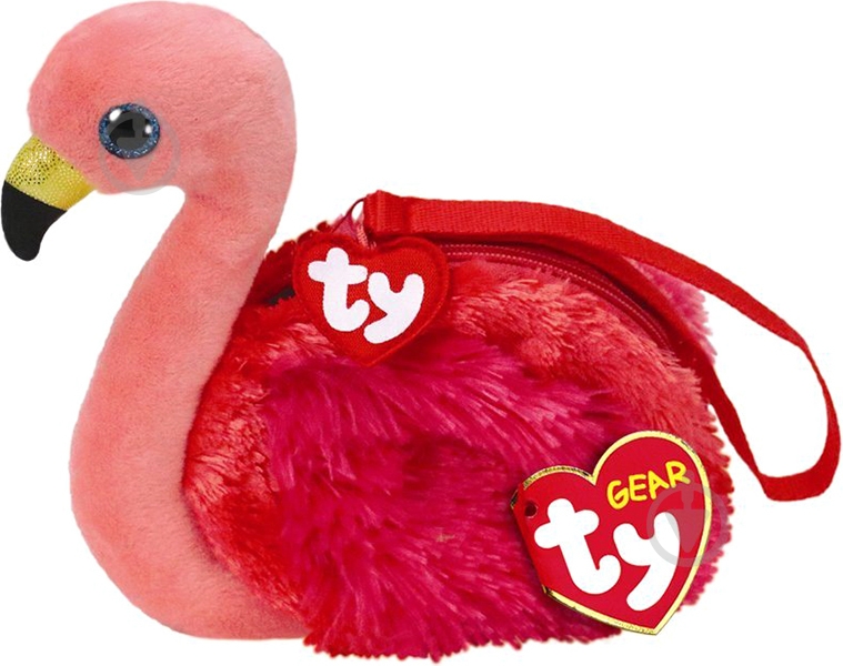 Сумочка-кошелек TY Фламинго розовый - фото 1