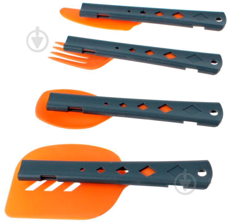 Набор столовых приборов Summit 4PC Cutlery & Spatula Set Orange - фото 3 Набор столовых приборов Summit 4PC Cutlery & Spatula Set Orange - фото 3