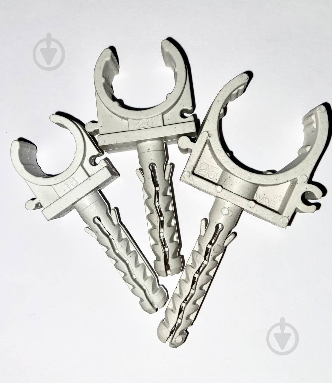 Клипса для круглого кабеля UP! (Underprice) 20 мм с ударным шурупом 50 шт. серый - фото 2 Клипса для круглого кабеля UP! (Underprice) 20 мм с ударным шурупом 50 шт. серый - фото 2