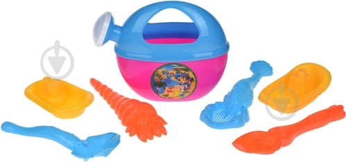 Набор для песочницы Same Toy 7 элементов B003-3Ut - фото 1